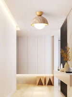 Flore Travertine Bud Ceiling Light