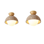 Flore Travertine Bud Ceiling Light
