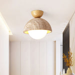 Flore Travertine Bud Ceiling Light