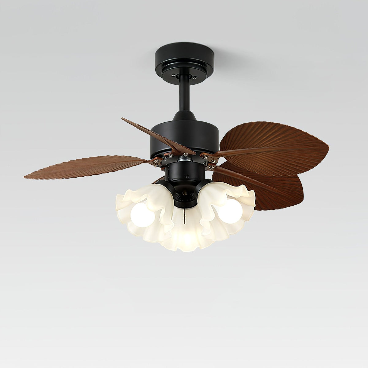 Floriva Leaf Ceiling Fan Light