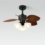 Floriva Leaf Ceiling Fan Light