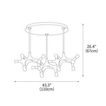 Flower Bone Chandelier