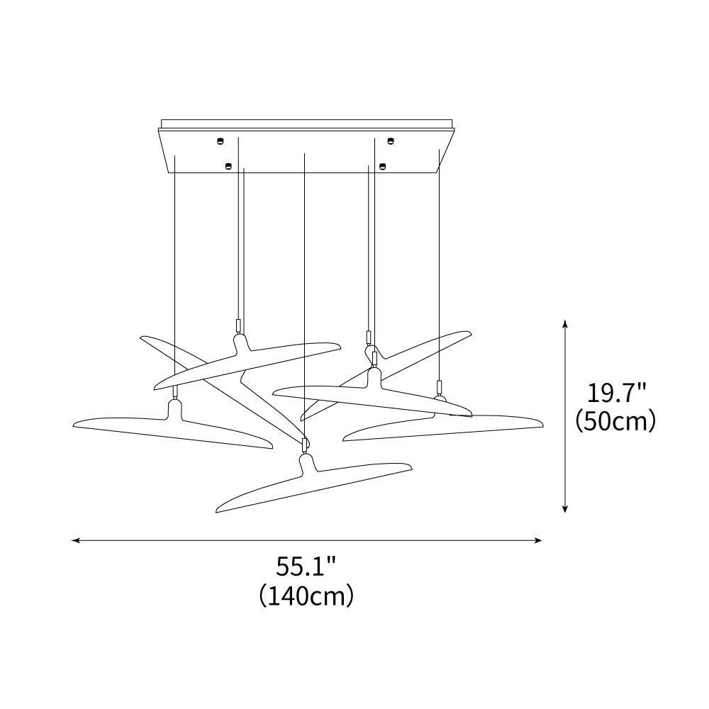 Flower Silent Chandelier