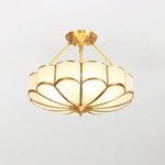 Flower Shape Glass Ceiling Light