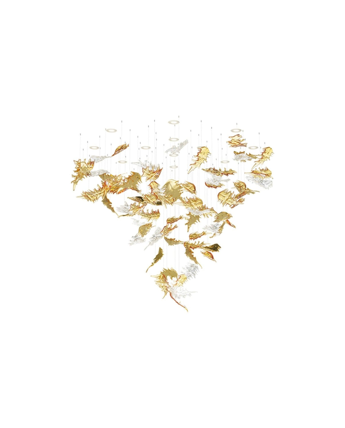 Flying Leaves Chandelier