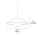 Foggy Saucer Pendant Lamp 17.7"