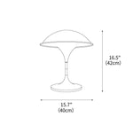 Foggy Saucer Table Lamp 15.7"