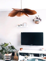 Folded Leaf Lotus Chandelier