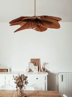 Folded Leaf Lotus Chandelier