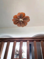 Folded Leaf Lotus Chandelier