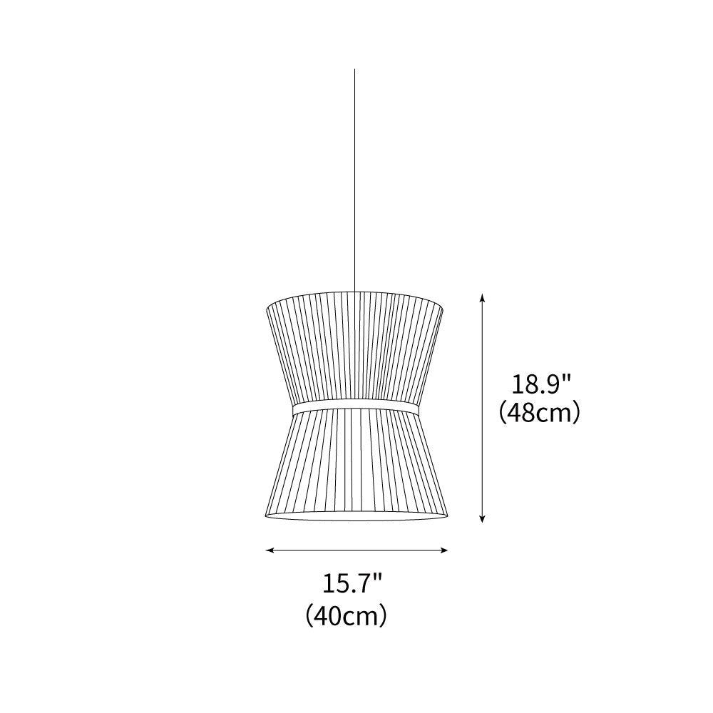 Folie Pendant Light 15.7"