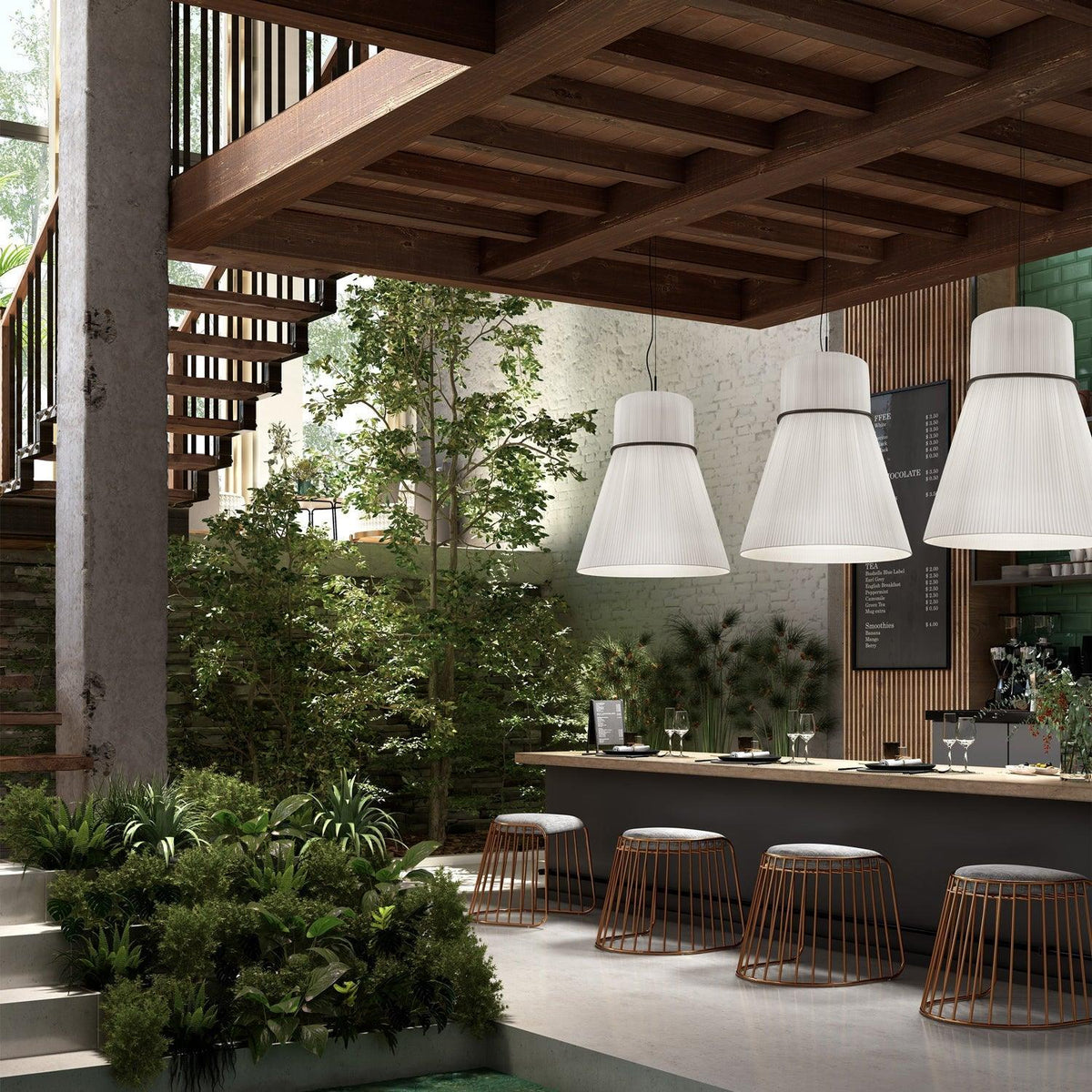 Folie Pendant Light 15.7"