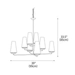 Fontaine Vertical Chandelier