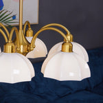 Frosted Glass Bell Chandelier