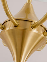 Frosted Glass Bell Chandelier