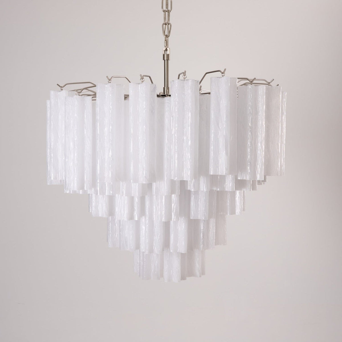 Frosted Murano Cascade Chandelier