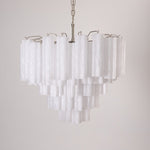 Frosted Murano Cascade Chandelier