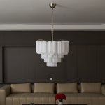 Frosted Murano Cascade Chandelier
