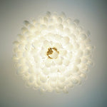 Petals White Murano Chandelier