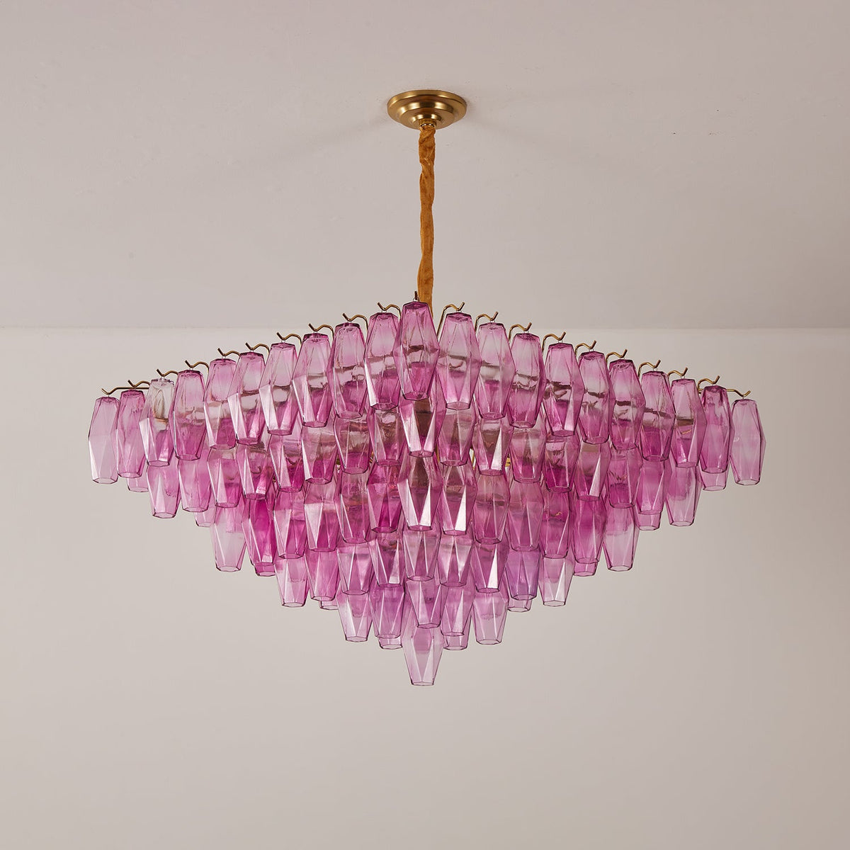 Fuchsia Prism Empire Chandelier