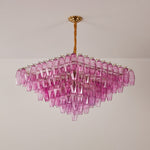 Fuchsia Prism Empire Chandelier