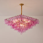 Fuchsia Prism Empire Chandelier