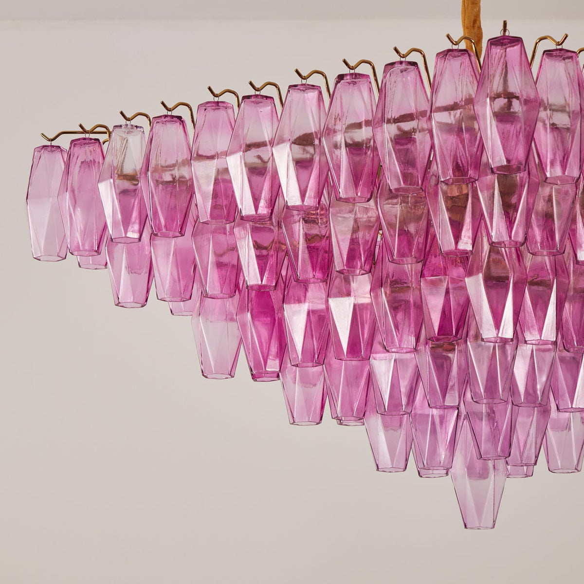 Fuchsia Prism Empire Chandelier