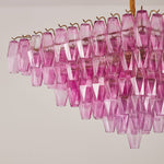 Fuchsia Prism Empire Chandelier