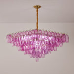 Fuchsia Prism Empire Chandelier