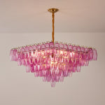 Fuchsia Prism Empire Chandelier