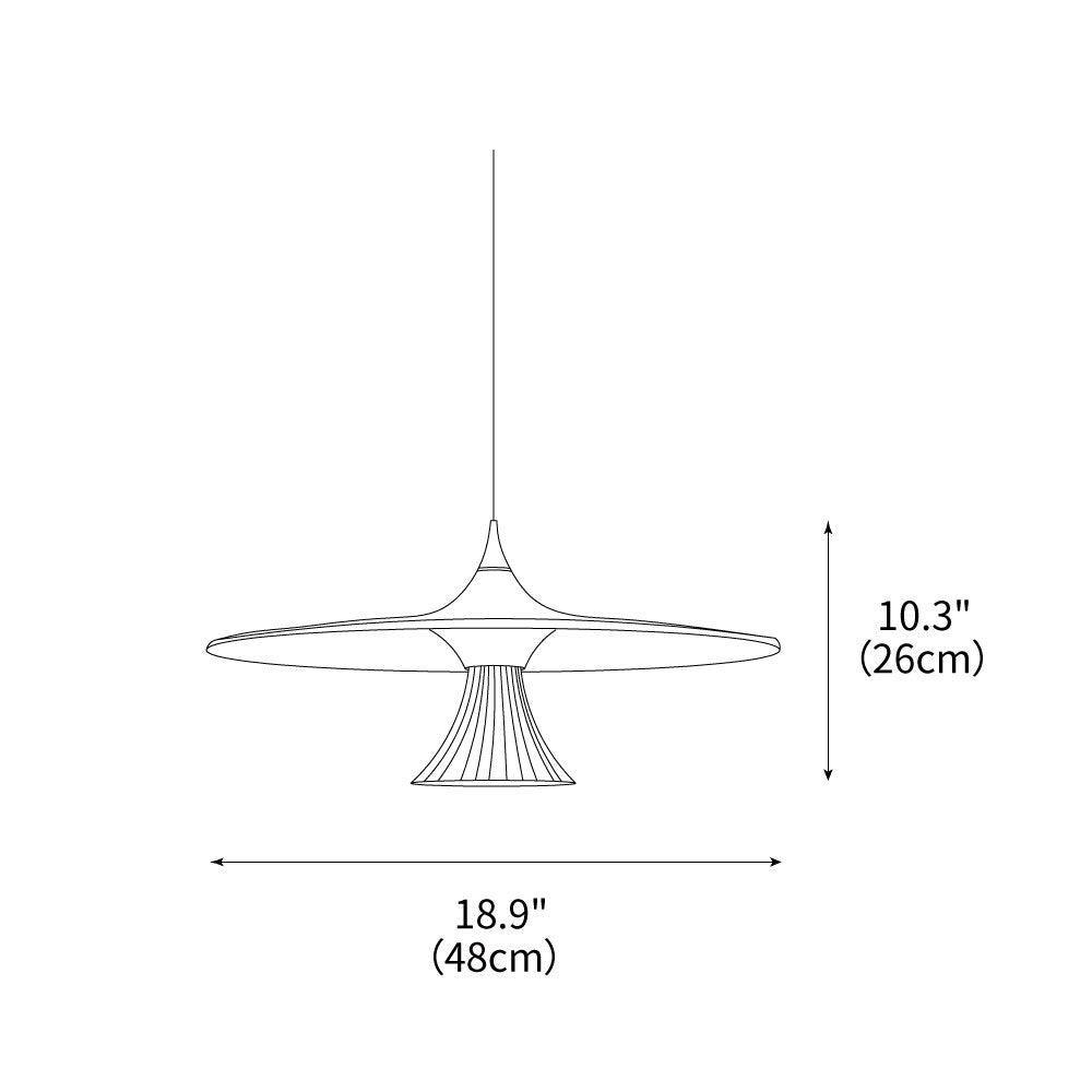 GUI Ming Pendant Light 18.9"