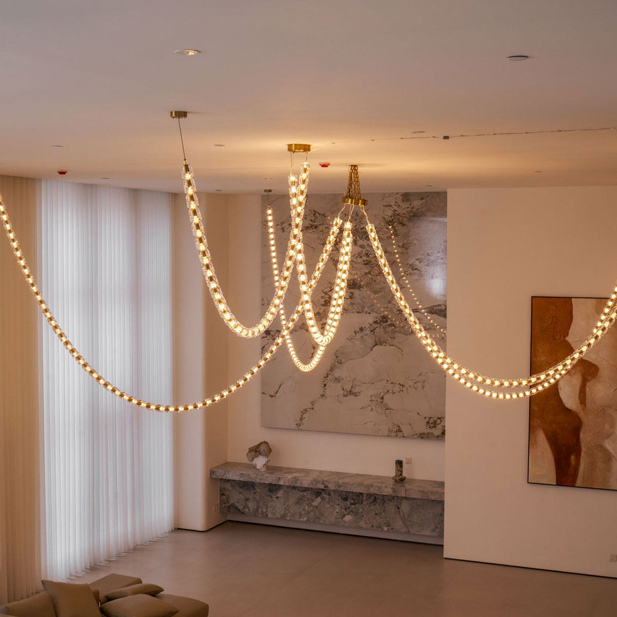 Gabriel Gold Chandelier