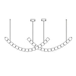 Gabriel Gold Chandelier