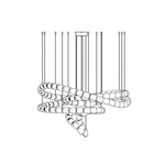 Gabriel Gold Chandelier