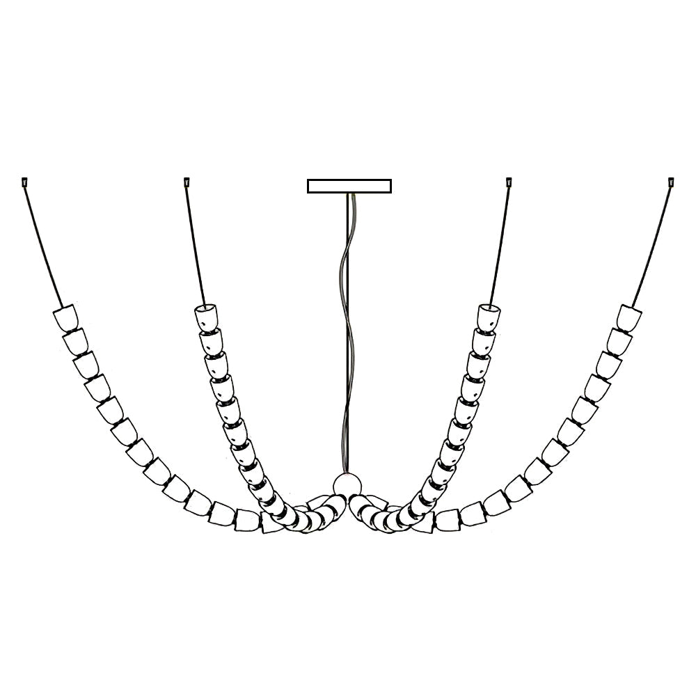 Gabriel Gold Chandelier