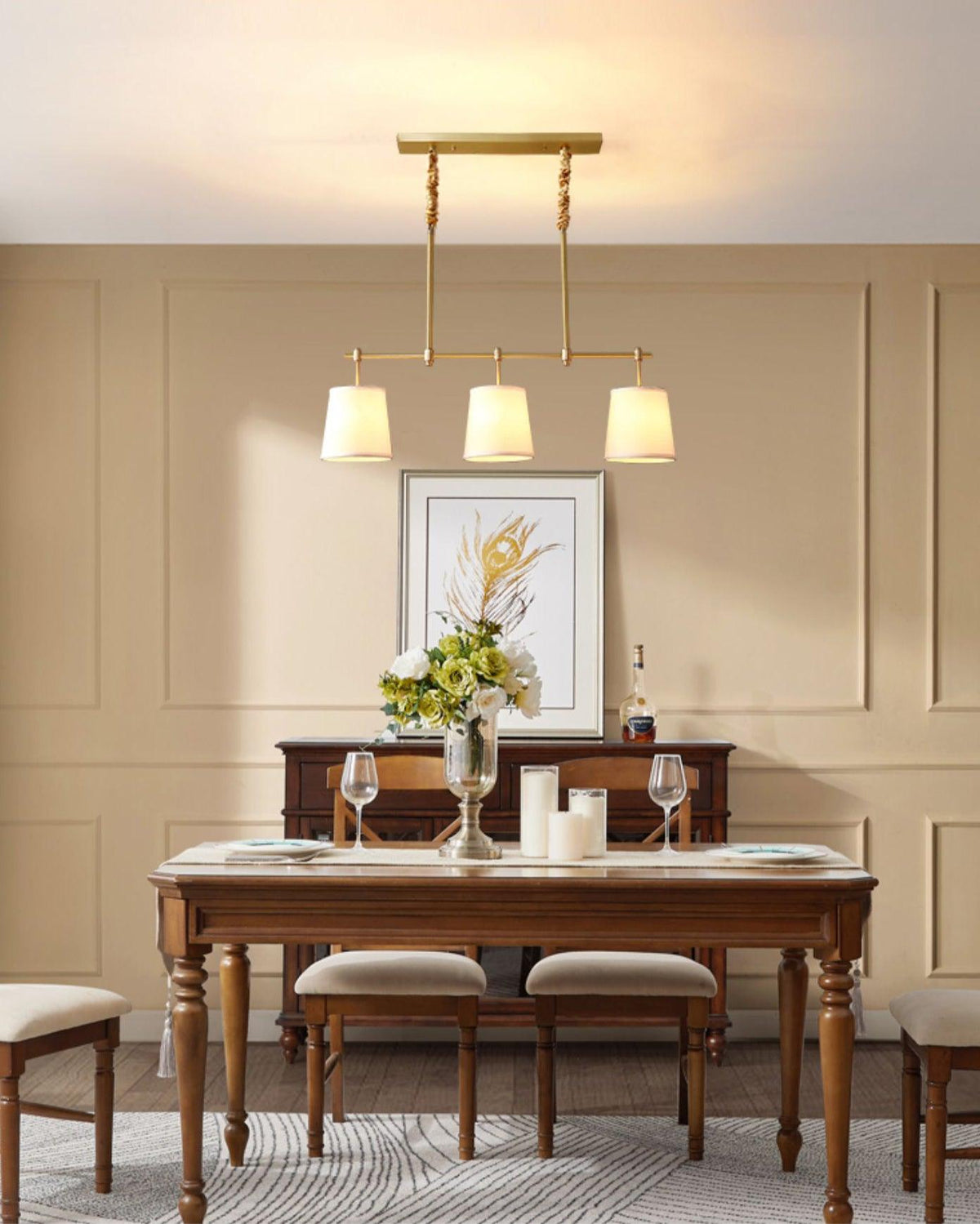 Generation Crestgrove Linear Chandelier 35.8"