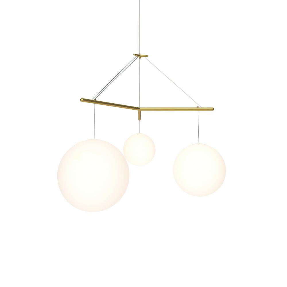 Geometric Triangle Pendant Lamp 45.3"