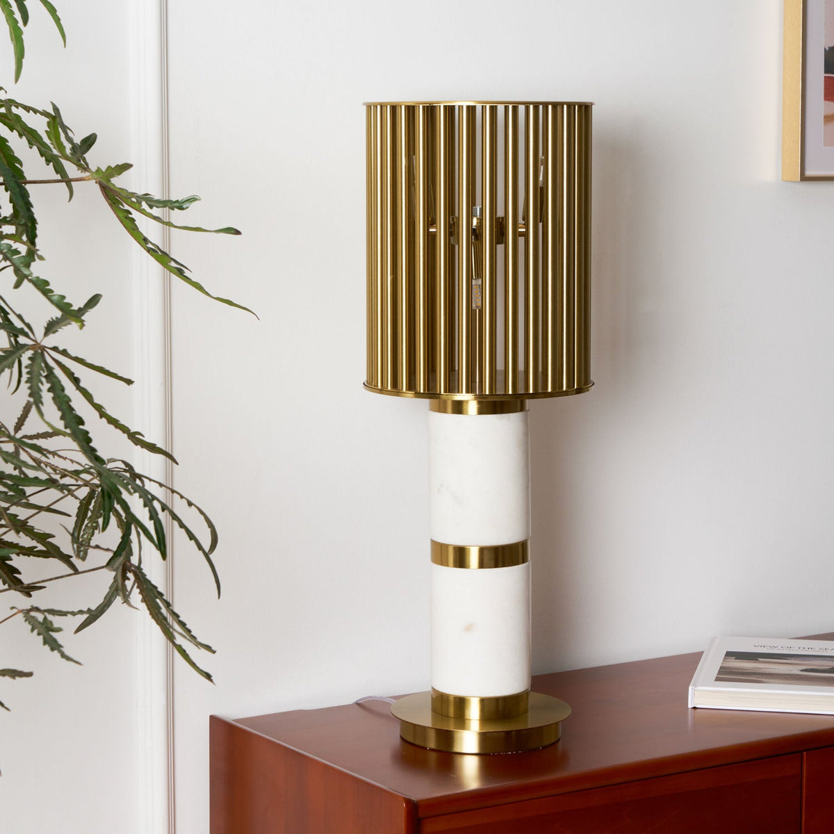 Gilded Cage Table Lamp