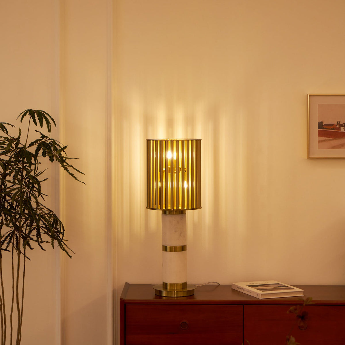 Gilded Cage Table Lamp