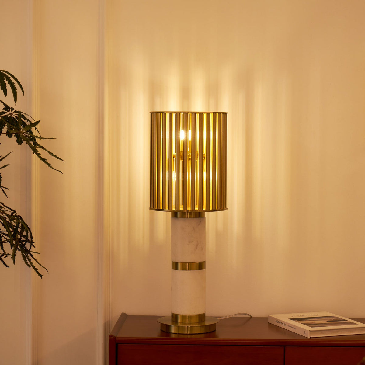 Gilded Cage Table Lamp