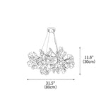 Gingko Chandelier O 23.6″
