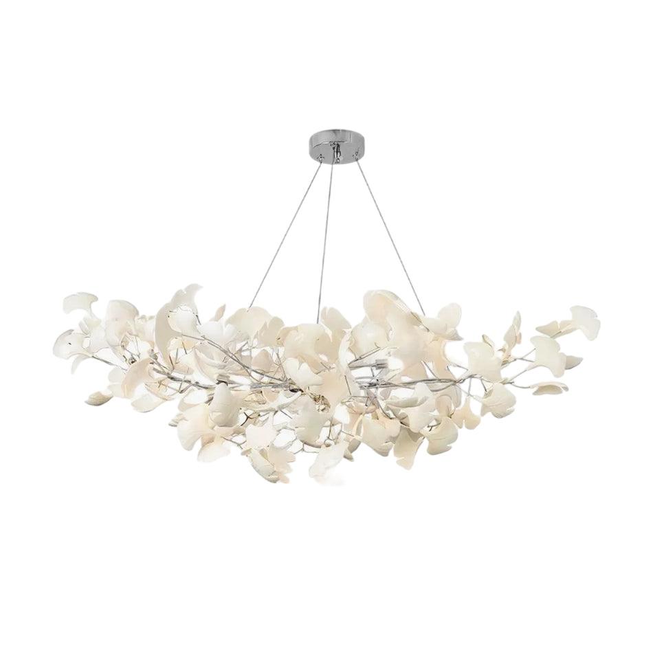 Modern Ginkgo Ceramic Chandelier
