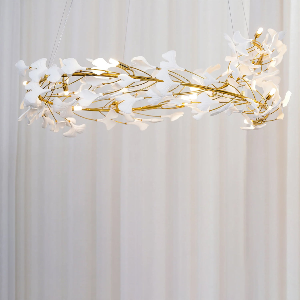 Gingko Chandelier U 23.6″