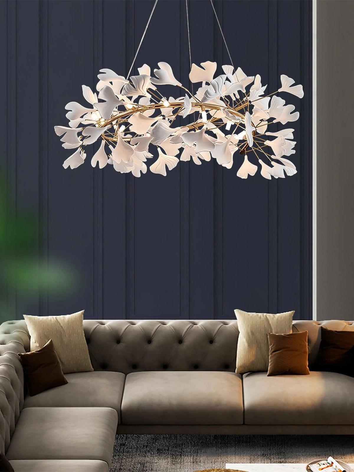 Gingko Chandelier U 23.6″