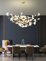 Modern Ginkgo Ceramic Chandelier