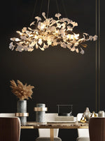 Modern Ginkgo Ceramic Chandelier