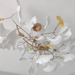 Modern Ginkgo Ceramic Chandelier