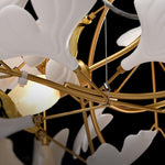 Modern Ginkgo Ceramic Chandelier