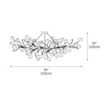 Modern Ginkgo Ceramic Chandelier