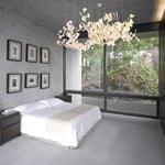 Modern Ginkgo Ceramic Chandelier